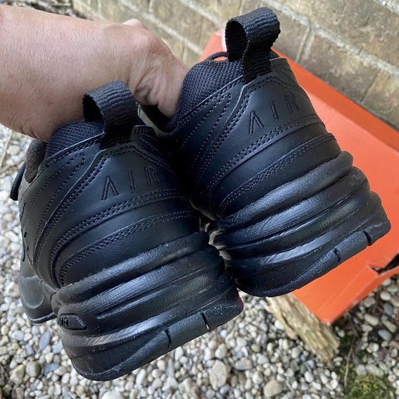 Nike Air Mens Monarch IV Black Training Shoes 12 - Picture 5 of 9